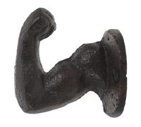 TOGEVAL Patère Murale Décorative en Fonte Style Ferme Crochet Mural Créatif pour Rangement Mural pour Clés pour Salle de Bain Entrée Cuisine Crochet Bras Musclé Design Vintage