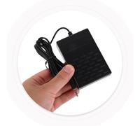 TOGEVAL Pédale de Sustain pour Clavier Midi et Piano Numérique Interrupteur Haute Sensibilité Connecteur 35 MM Plastique Antidérapant Accessoire Performant pour Instruments de