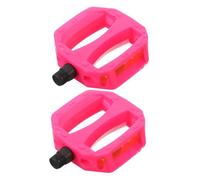 TOGEVAL Pédales de Garçon Fille Pouce Antidérapantes Plastique de Remplacement Plate et Stable pour Apprentissage Compatible VTT et Tricycle Lot de Rose