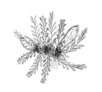 TOGEVAL Peigne Cheveux Décoratif Perles Fait Main Accessoire Mariage Élégant pour de et Chignons Peigne Latéral