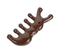 TOGEVAL Peigne de Massage Bois Antiforme Bois de Santal Stimulateur de pour Types de Cheveux Accessoire Pratique et Décoratif