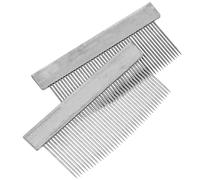 TOGEVAL Peigne Métallique pour Archet de Violon 2 Pcs, Outil de Peignage pour Crins D’archet Erhu, Accessoire Léger et Portable pour Entretien et Fabrication D’archets, Compatible Luthier