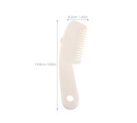 TOGEVAL Peigne Pour Coupe De Cheveux Et Franges Outil De Coiffure Portable Pour Maison Blanc Coupe Et Effilage