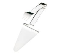 TOGEVAL Pelle à Pizza Acier Inoxydable avec Pince Pelle Gâteau Multifonction Racloir Pâtisserie Résistant pour Restaurants et Pizzerias