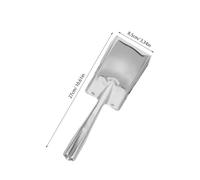 TOGEVAL Pelle de Jardinage Acier Inoxydable Pelle à Bêcher pour Creuser Sol Désherbage Terrasse et Nettoyage Cheminée Outil Polyvalent pour Plantation et Aménagement Extérieur