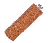 TOGEVAL Perchoir pour Perroquet en Liège Souple Grand Format - Tige de Broyage Résistante pour Cage à Oiseaux - Support Naturel pour L’Entretien des Griffes Bien-Calopsittes et Perruches