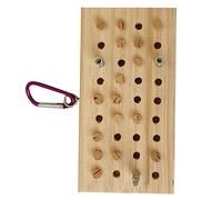 TOGEVAL Perruche Jouets pour Perruches pour Cage Suspendu à La Recherche De Nourriture Décor De Cage à Oiseaux Jouets De Morsure De Cage De Perroquet Jouets De Cacatoès en Bois