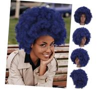 TOGEVAL Perruques Pour Femmes Perruques Afro Bouclées Noires Noires
