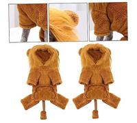 TOGEVAL Pet Dog Pet Costume Chien Dinosaure Costume Halloween Costumes pour Chiens Chien Vêtements Chien Crinière Costume Drôle Costumes pour Chien Chiot Crinière