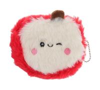 TOGEVAL Petit Portefeuille en Peluche Douce pour Femme Mini pour À Lèvres Porte-Monnaie pour Enfant