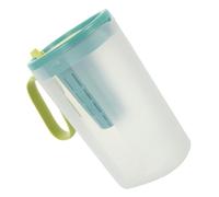 TOGEVAL Pichet à Eau Vert Sûr pour Boissons Froides Familiales Grand Volume pour Thé Glacé Jus Bière et Infusions