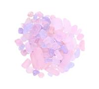 TOGEVAL Pierres Décoratives Cristal Naturel pour Aquarium et Pot de Fleurs Galets Irréguliers Polis Rose Gravier Lisse pour Jardinage et Bricolage