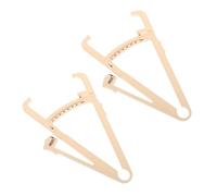 TOGEVAL Pince à Plis Cutanés 2 Pièces Beige Règle Centimétrique, Outil Portatif Pour Mesurer L’épaisseur De Graisse Corporelle, Tableau D’interprétation Inclus, Usage Personnel Santé Et Fitness