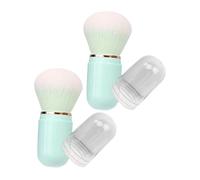 TOGEVAL Pinceau Rétractable Capsule de Maquillage Portable Bleu Ciel Brosse Ajustable pour Fond de Teint Liquide Pressée et Blush Poils Doux et Durables Voyage et Retouches