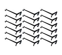 TOGEVAL Pinces à Brindilles Soutien Solide de Jardin en PE Noir Lot de 25 pour Branches de Plantes et Arbres Fruitiers, pour Jardins Extérieurs