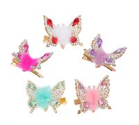 TOGEVAL Pinces À Cheveux Ailes Mobiles 5 Pièces Cheveux Pour Filles Accessoires Cheveux