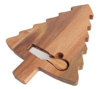 TOGEVAL Planche à Découper Forme Sapin de Noël Plateau Multifonction pour Cuisine et Restaurant Plateau à Fromage et Dessert Décoratif Résistant et Réutilisable