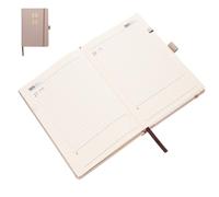 TOGEVAL Planificateur Portable Multifonction avec Couverture Synthétique Carnet Organisation Académique et Bureau Agenda Épais Anti-fuite pour Étudiants et Professionnels