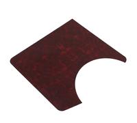 TOGEVAL Plaque de Protection Adhésive en PVC Rouge Tortue pour Guitare Classique, Blindage Anti-Rayures 7 X 6 Pouces, Accessoire Décoratif pour Guitare Acoustique, Protège-Médiator Solide