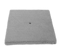 TOGEVAL Plaque de Rechange pour Arbre à Chat 26X26 CM en Peluche Grise Base Stable pour Griffoir DIY Accessoire Compatible pour Plateforme et Griffoir Coussin Résistant aux Griffures