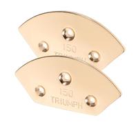 TOGEVAL Plaques de Réparation Antidérapantes et Résistantes à L'usure pour Chaussures, 2 Pièces, Métal Solide pour Semelles Avant, Kit de Talonnette de Protection, pour Réparation