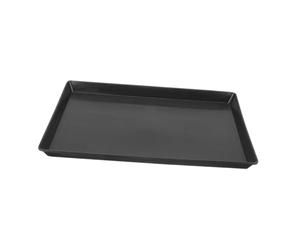 TOGEVAL Plateau de Remplacement pour Cage à Chien et Lapin 43,5 X 32,4 Cm en Plastique Épais Noir, Bac de Récupération Étanche, Tapis de Chenil Facile à Nettoyer, Adapté pour Cages