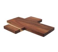 TOGEVAL Plateau Décoratif de Communion en Bois Rustique Croix, Dimensions 26 X 22 X 1,5 Cm, Fournitures de Communion pour Baptême et Cérémonie Religieuse, Centre de Table pour Fête