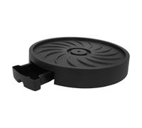 TOGEVAL Plateau Mobile pour Pot de Fleurs Rond avec Roues Invisibles Support Plante Plastique avec Bac Récupérateur Eau Intégré Chariot pour Jardin Intérieur et Extérieur Protection Sol et