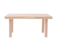 TOGEVAL Plateforme à Deux Niveaux en Bois Massif pour Hamster Jouet d'escalade Robuste Cloison Séparatrice, Adapté aux Hamsters Dorés de Taille Moyenne