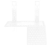 TOGEVAL Plateforme Suspendue pour Tortues Grand Format F, Rampe D’Accès Antidérapante en Acrylique Transparente, Bordure de Repos pour Aquarium et Terrarium, Solution Saine de Bronzage