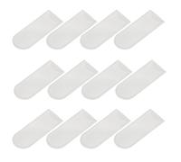 TOGEVAL Pochette à Pinceaux de Maquillage en Plastique Mat Antidérapant 20 Pièces 2 Cm X 5,1 Cm Protection Individuelle Voyage et Rangement Cosmétique