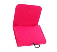 TOGEVAL Pochette De Rangement pour Huiles Essentielles Étui à Flacons Petite Taille Feutre Non Tissé Rose Fuchsia Portable Voyage Protection