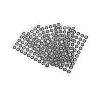 TOGEVAL Point de Marquage en Film Réfléchissant Pet Noir pour Scanner 3D | 5 Feuilles, Points de Repère de Référence, Usage Scanner 3d, Solide et Léger, Pratique