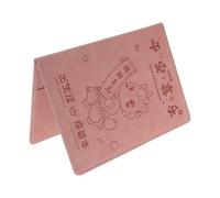 TOGEVAL Porte-documents de Naissance, Porte-documents Légaux Pu Rose, Poches Multiples Étiquetées, Protection Renforcée, pour Carte de Sécurité Sociale et Papier Légal, Parents, nés,