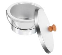 TOGEVAL Pot Chauffe-cire Fer Antiadhésif avec Couvercle Récipient de Fusion pour Épilation à Domicile et Usage Professionnel Facile à Nettoyer