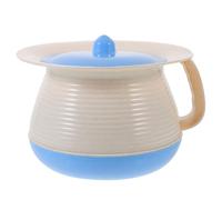 TOGEVAL Pot de Chambre Portable Unisexe pour Garçon Fille et Garçon Fille avec Couvercle Bassin Urinoir Compact PP et Facile à Nettoyer Adapté Aux Personnes Âgées et Femmes Enceintes