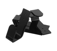 TOGEVAL Présentoir Mural pour Ceintures d'arts Martiaux Lot de 4 en Bois Foncé Support Mural pour Ceinture de Lutte Karaté et Taekwondo de Championnat pour Salle D'entraînement ou