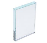 TOGEVAL Presse-Papier en Verre Transparent 90X130X15 MM Carré Poids de Couture Portable pour Loisirs Créatifs et Calligraphie Accessoire Décoratif et Stabilisateur de Tissus de Bureau
