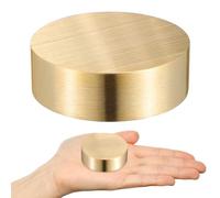 TOGEVAL Presse-Papier Rond en Laiton 4 CM Accessoire de Calligraphie Chinoise Outil de Bureau Multifonction Mini Presse-Papiers pour Peinture et Écriture Décoration de Bureau