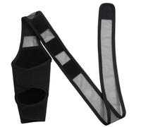 TOGEVAL Protège-Genou Chien Néoprène avec Sangle Adhésive de Soutien Post-opératoire pour et Arrière Protection pour Chien Blessé Noir