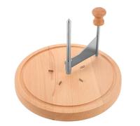 TOGEVAL Râpe Manuelle à Fromage avec Lame en Acier Inoxydable Base en Bois Coupe-Fromage Rotatif 22 X 22 X 135 CM pour Râper Fromage Dur Chocolat et Beurre Usage Domestique et