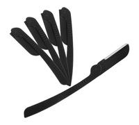 TOGEVAL Rasoir à Sourcils Pliant Acier Inoxydable avec Garde Protecteur Manche Mat Ergonomique Réutilisable pour Rasage Visage et Modelage Sourcils Hommes et Femmes