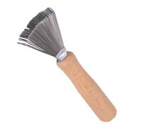 TOGEVAL Râteau de Nettoyage pour Base Épingle à Fleurs Outil de Jardinage Antidérapant Petit et Pratique pour Nettoyer Résidus et Impuretés Outil de Fleuristerie Écologique