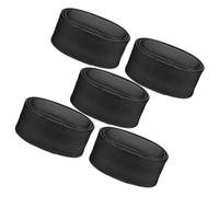 TOGEVAL Remontoir Automatique pour Montre 5 Coussins en Cuir PU Noir, Support Coussin de Présentation pour Bracelets, Accessoire Montre Compact et Compatible, Maison, Bureau et Voyage