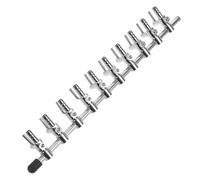 TOGEVAL Répartiteur D’Air pour Aquarium en Plastique et Métal Vanne D’Aération en Y Levier de Contrôle de Débit Collecteur de Pompe à Air Silencieux pour Régulation Précise de L’Oxygène