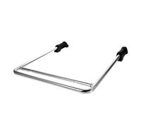 TOGEVAL Repose-Pieds de Chaise de Bureau Réglable 37 Cm en Acier Inoxydable et Fer, Support D'extension Pratique pour Soulager Jambes et Pieds, Accessoire Ergonomique pour Chaise