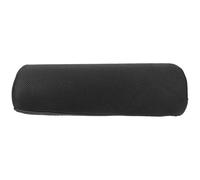 TOGEVAL Repose-Pieds Demi-Cylindre en Mousse Haute Résilience Coussin Repose-Jambes Noir en Maille Respirante Soutien Ergonomique pour Bureau et Maison Oreiller Surélevant Jambes pour