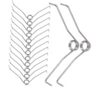 TOGEVAL Ressorts De Rechange pour Sécateur en Acier Inoxydable Coudés Gauche Et Droite, 20 Pièces pour Taille De Jardin, Accessoire De Remplacement pour Taille Précise Et Maniabilité Aisée