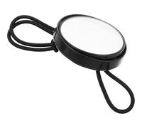 TOGEVAL Rétroviseur de Plongée Convexes avec Élastique Noir Miroir Latéral Réglable pour Sécurité sous-Marine Accessoire Léger et Robuste pour Plongée Souterraine et Exploration en