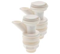 TOGEVAL Robinet Distributeur D'eau Robinet de Refroidisseur d'Eau en PP Blanc 2 Pièces Ouverture Rapide Réutilisable pour Distributeur d'Eau Filtrée et Fêtes